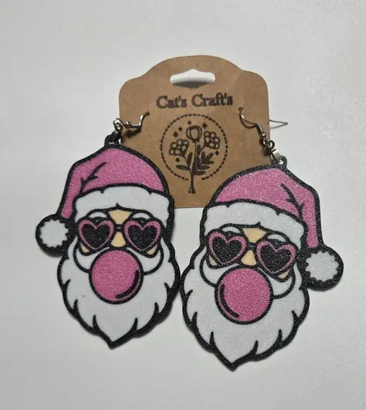 Santa Bubblegum Earrings