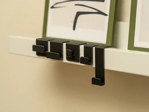 Hooks for IKEA Mosslanda Shelf – Set of 5 Variants