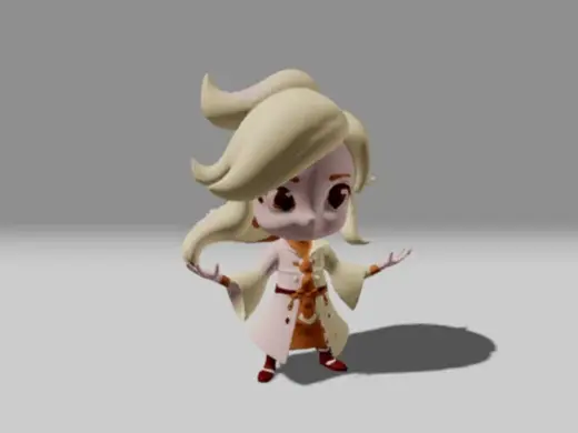 Frosie the cleric figure