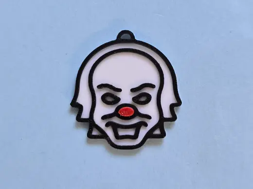 Clown mask Keychain