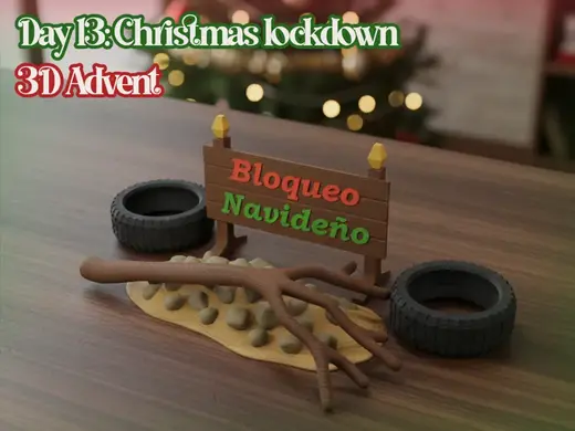 3D Advent Bolivia | Day 13 Christmas Blockade