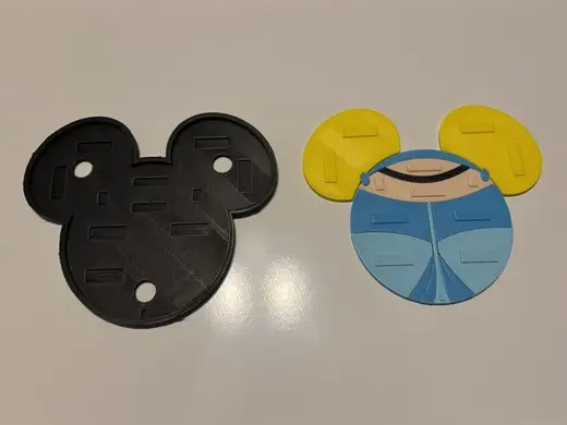 Disney DCL Cinderella Door Magnet No AMS Multipart