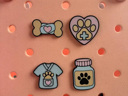 Vet Tech Bogg Bag Charms
