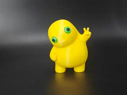 比耶奶龙 奶蛙（眼部已拆件）