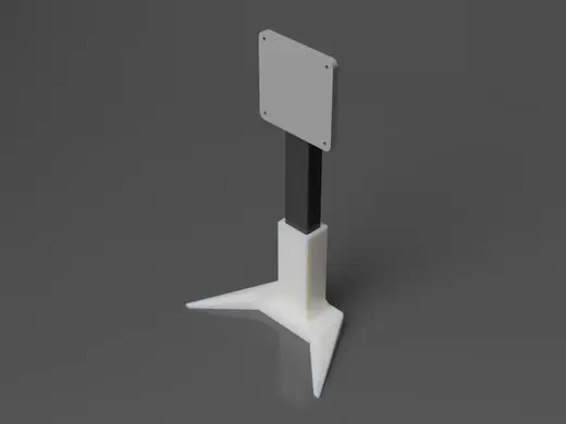 VESA 75x75 Slim vertical monitor stand (Rev. 1.6)