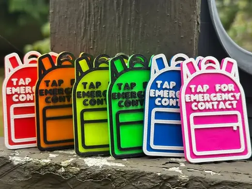 Kids Backpack NFC Emergency Tag Free to Sell