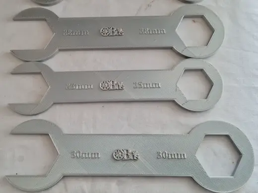 Spanner Set 21mm - 30mm 100mm Long