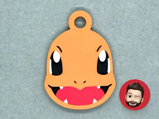 Pokemon Charmander keychain