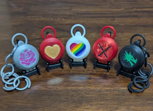 Print in place Lockets w/ optional Picture Holder
