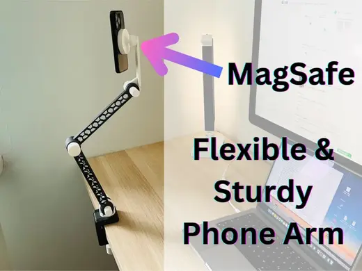 MagSafe Attachment for Flexible & Sturdy Phone Arm