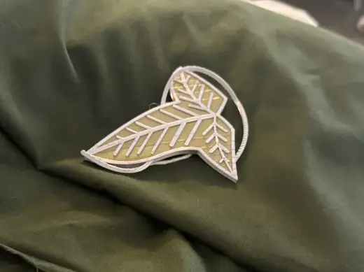 Elven Brooch, Leaf of Lorien MMU