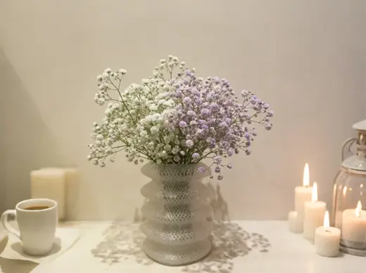 波纹花瓶