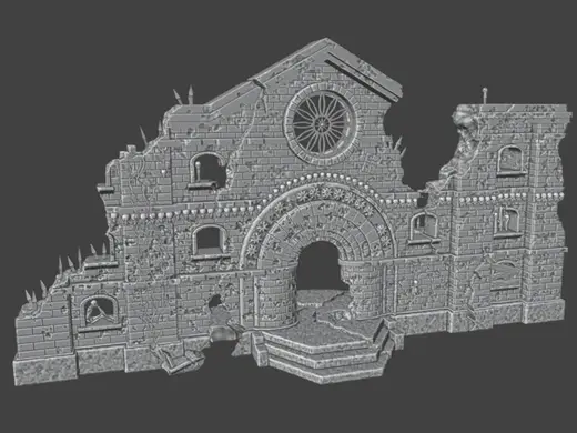Temple of Moon: Entrance ruin