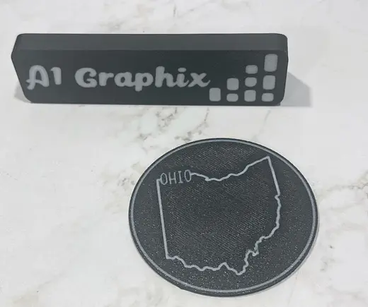 Ohio Coaster Badge Souvenir Large Coin