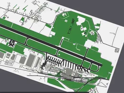 Caselle Turin Airport Map TNR/LIMF