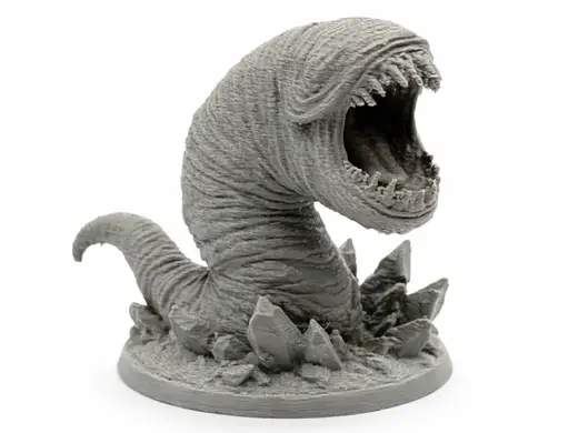 DnD Miniature Giant Worm