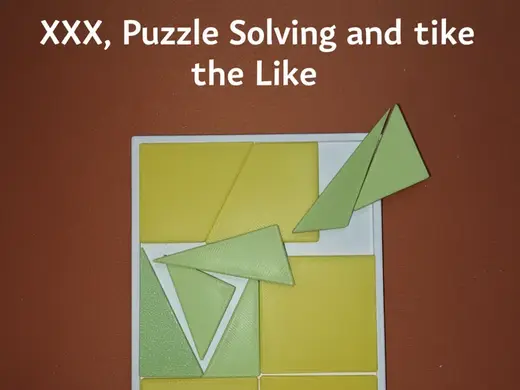PUZZLE 解谜拼图,入门难度