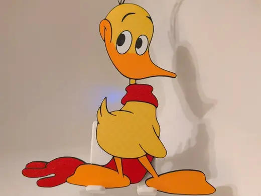 Alfred J. Kwak 2D Wand Deko