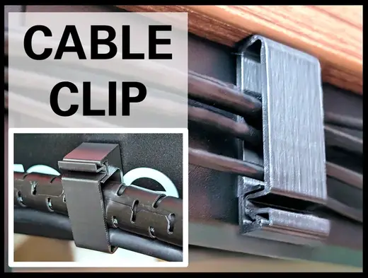 Cable Clip (Snap-fit) for Cable Management