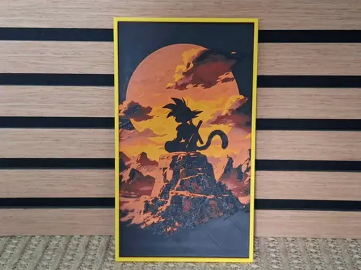 Son Goku as Kid on a Rock