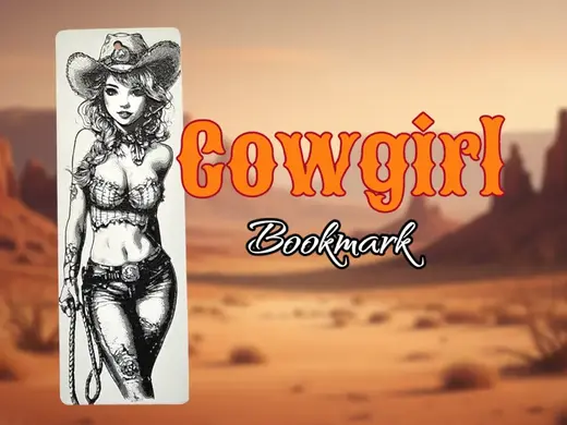 Cowgirl - Bookmark