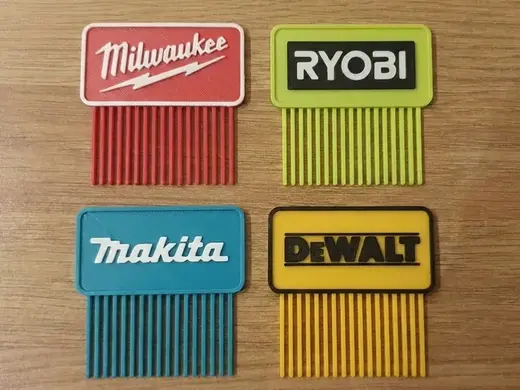 Tradies' hair comb clip