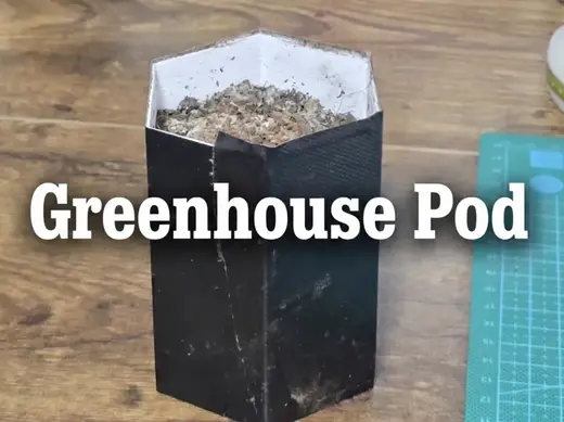Mini Greenhouse plant pot v1
