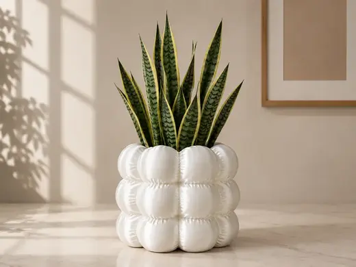 Bubble Puff Planter Modern Cushion Style Plant Pot
