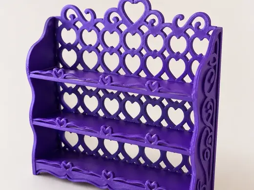 Fashion Doll Shoe and Bag Rack