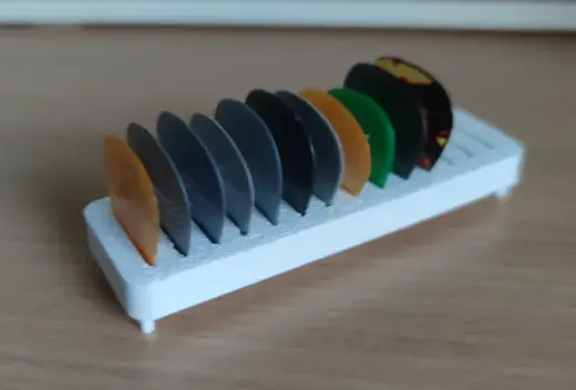 Customizable Guitar pick holder