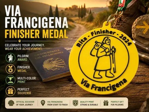 Via Francigena Finisher Medal | Pilgrim Award