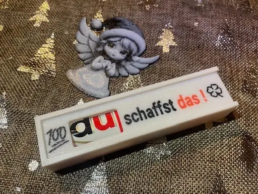 Duplo Chocolate bar Box- Gift Box-Du schaffst das