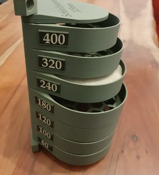 Sandpaper sorter 125mm