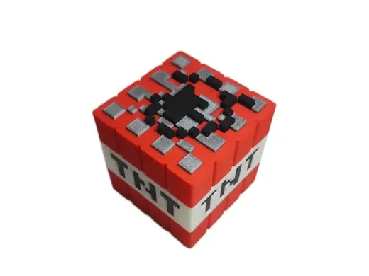 我的世界Minecraft TNT方块拆件无需AMS
