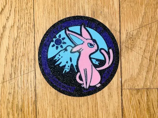 Pokemon Manhole Cover Coaster - Espeon