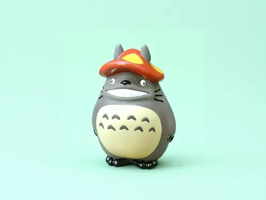 戴蘑菇帽的龙猫-大龙猫摆件