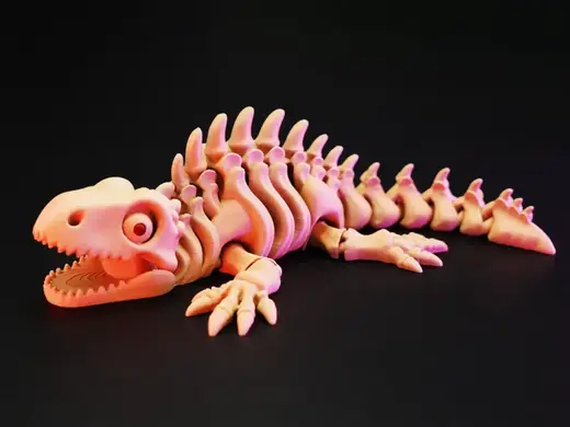 Articulated Skeletal Iguana