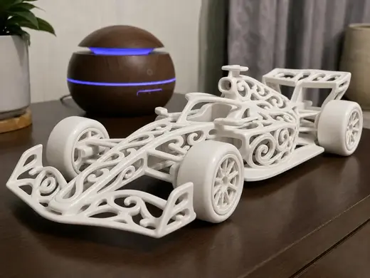 Formula 1 Voronoi: Racing Art Sculpture