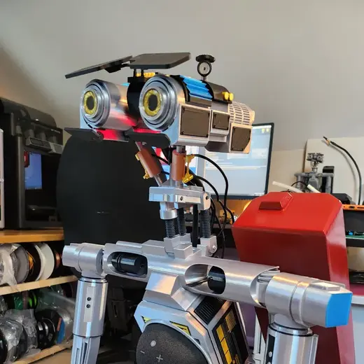 Short Circuit Johnny 5 Alexa holder 3/4 scale
