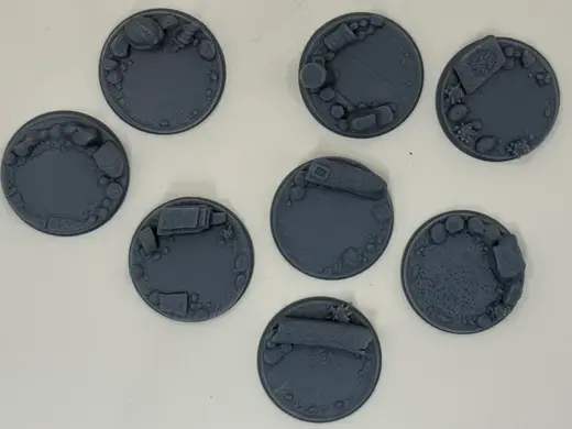 set 8 bases 32 mm para dungeons and dragons (dnd)