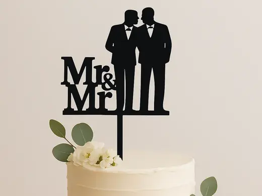 Caketopper – Hochzeit / Mr & Mr