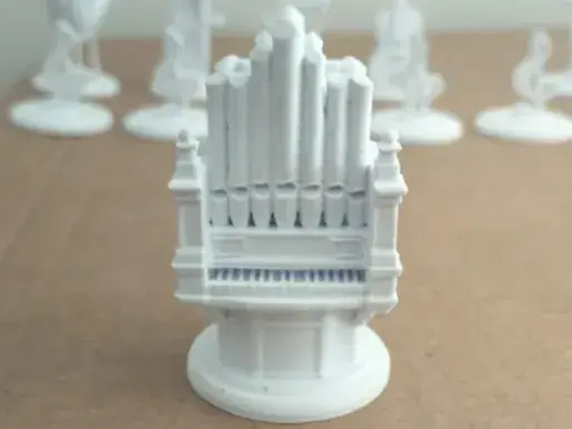 Chess piece music Pipe organ