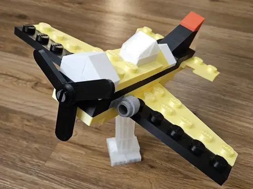 ZoomBricks Airplane 3x Scale Building Blocks LEGOs