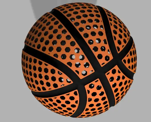 Airless Basketball hand-friendly