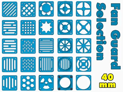 40mm Fan Guard Selection