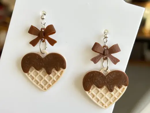 Sweetheart chocolate Waffle