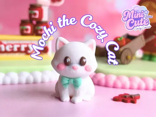 Mochi the flexi Cozy Cat – Cozy Corner Companion