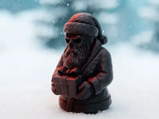 Dunkler Weihnachtsmann – Schatten des Nordens