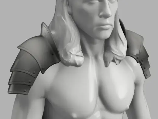 Static Layered Sentinel Pauldron – Shoulder Armor