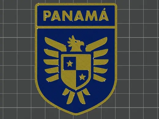 Escudo Dorado / Azul Marino